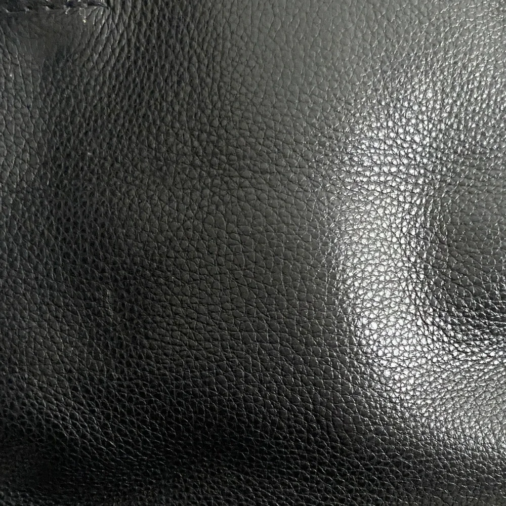Michael Kors Black Leather Satchel with Gold Hardware